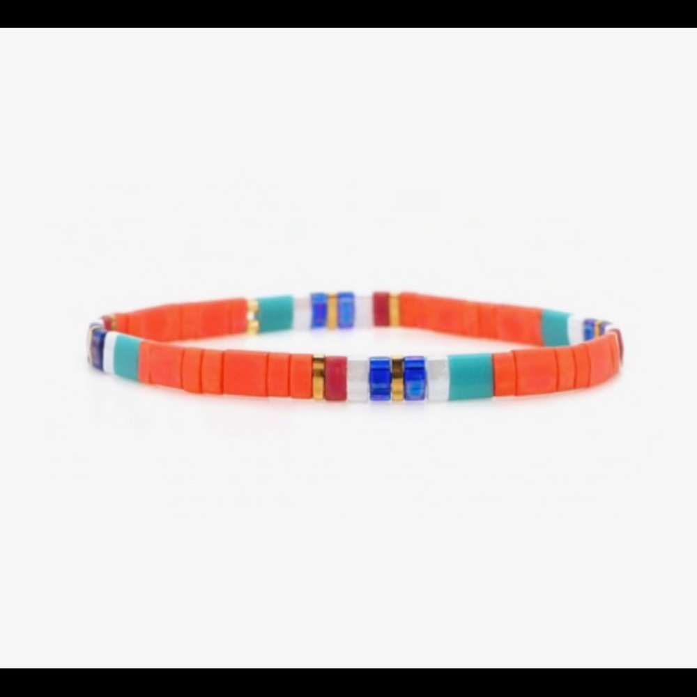Sunset Tila bracelet